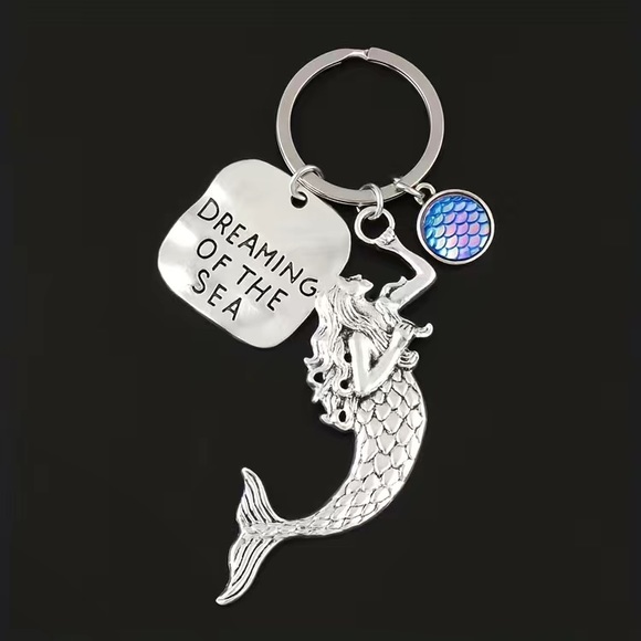 Mermaid Key Ring/Bag charm “Dreaming of the Sea” NEW - Picture 2 of 5